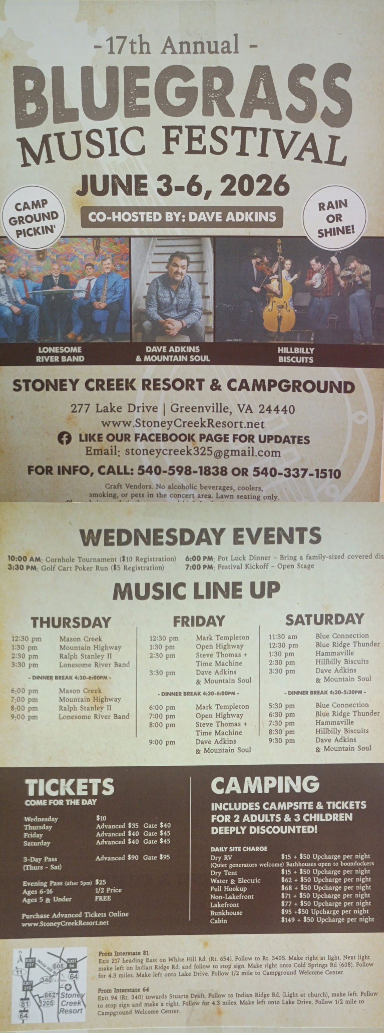Stoney Creek Bluegrass Festival